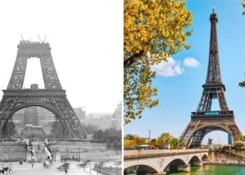 Photos of 13 iconic landmarks as they were being constructed