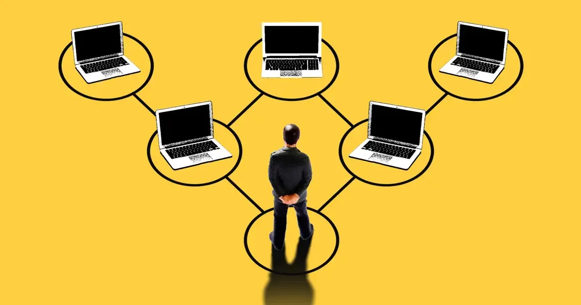 Managers managing managers is out. Managers managing AI agents is in.