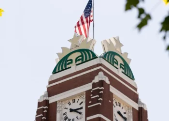 Pro-union flyers appear in Starbucks headquarters as some corporate staff quietly support barista strikes