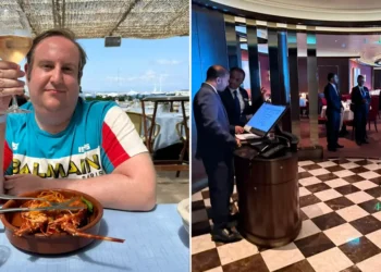 We paid over $14,000 for the cheapest room on an ultra-luxury cruise. Take a look inside our ship and 350-square-foot suite.