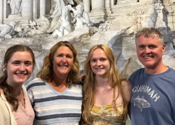 I flew to Italy to visit my daughter, who is studying abroad. I was surprised by how much she has grown in such a short time.