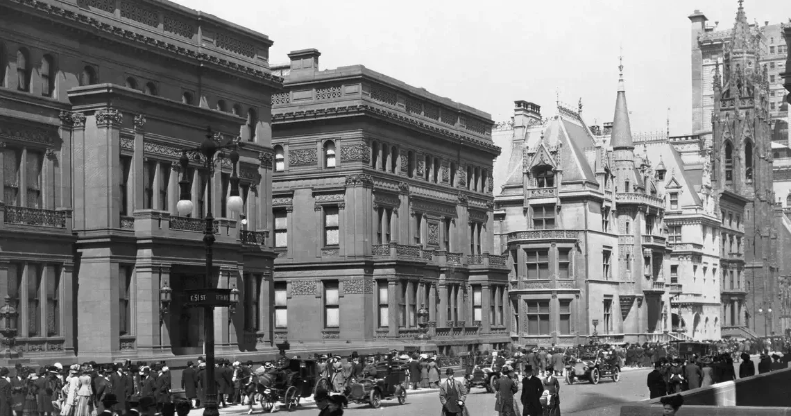 See the Gilded Age mansions on New York City’s ‘Millionaires’ Row’ that have since been demolished