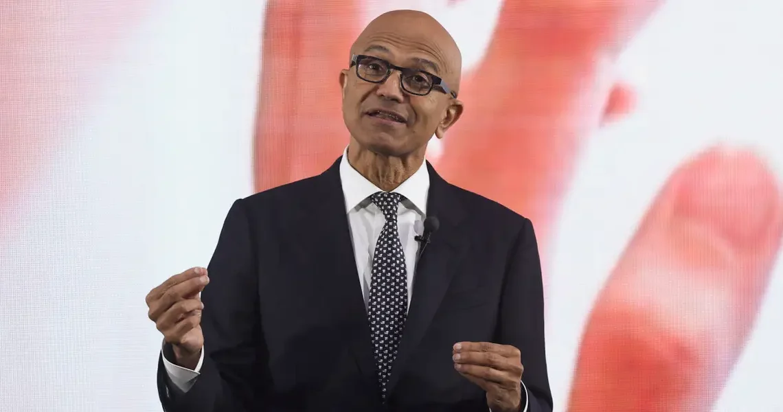 Microsoft CEO Satya Nadella taps adviser to ‘rethink’ the company’s business for the AI era, internal memo shows