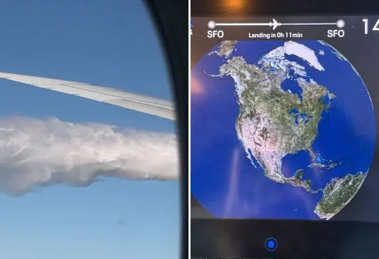 I was on a United flight that made an emergency landing. After I saw smoke out the window, I sent goodbye texts.