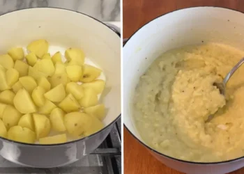 I made Ina Garten’s buttermilk mashed potatoes. From now on, I’ll bring this easy side dish to every holiday dinner.