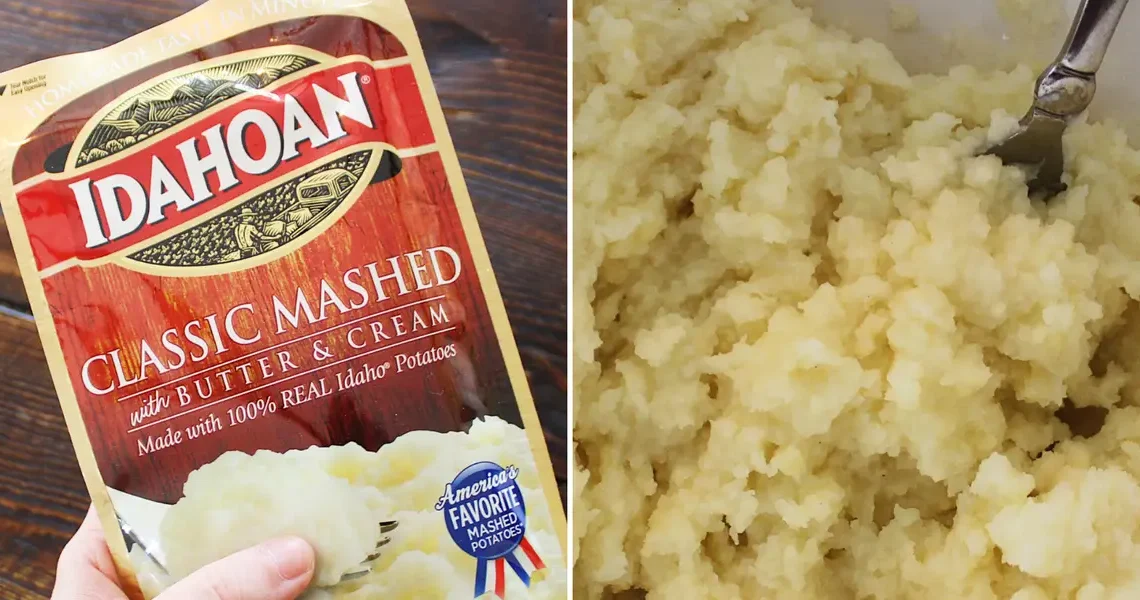 I tried 5 kinds of store-bought instant mashed potatoes. The best tasted homemade.