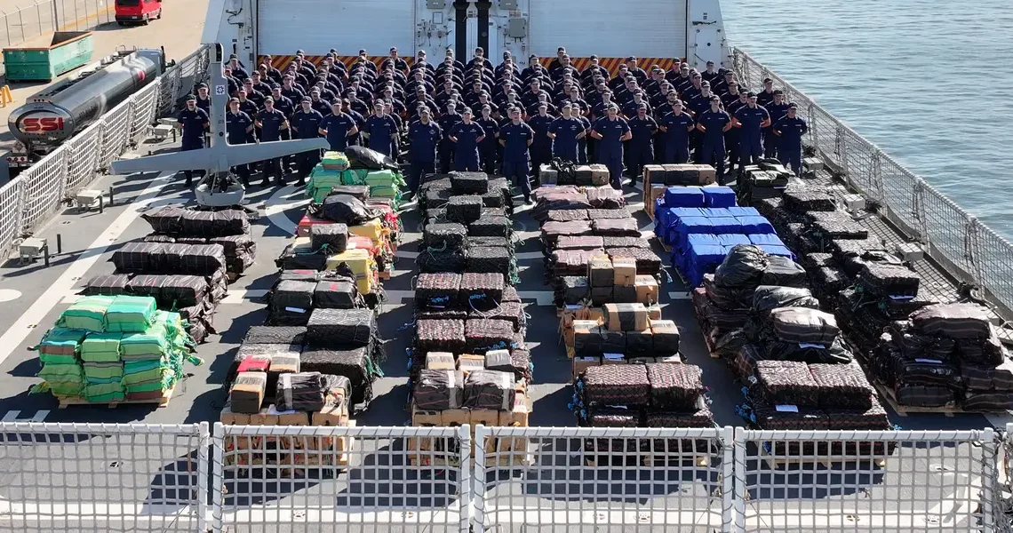 This wild-looking drone hunting drug runners at night helped the US Coast Guard seize a record-breaking cocaine haul