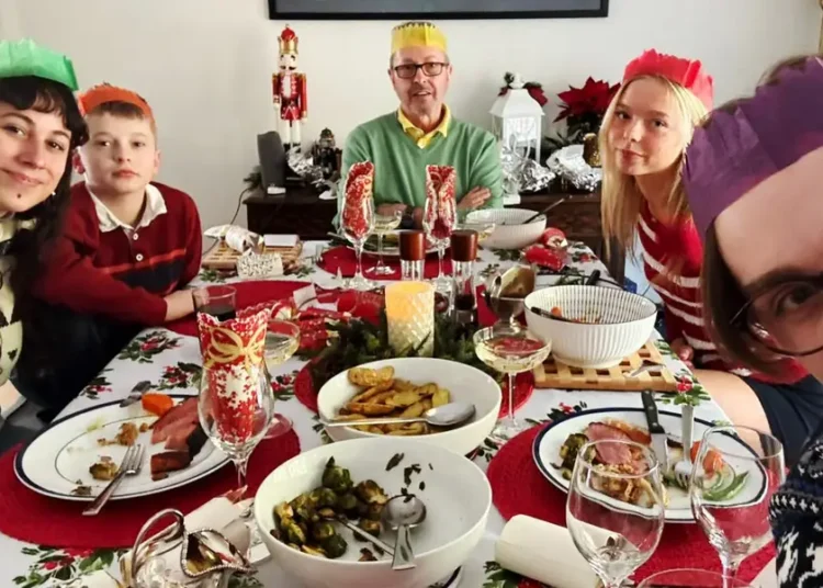 During the holidays, I host my friends and family together. We all enjoy being together, and the dynamics are more fun.