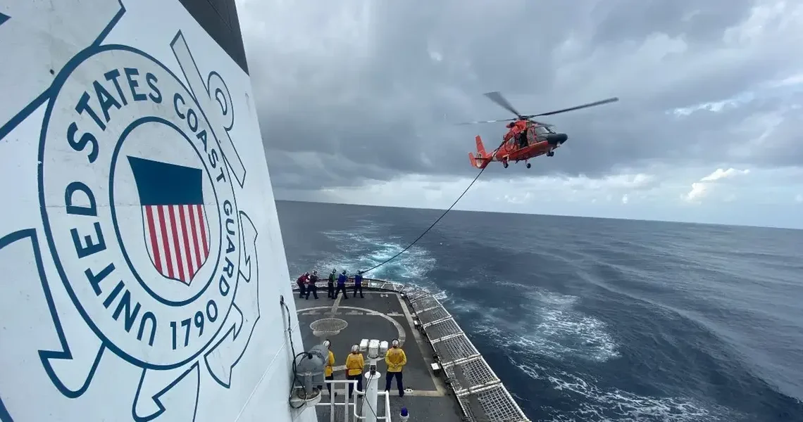 How Coast Guard pilots and sharpshooters leave drug boats dead in the water, from helicopter chases to shooting out the engines