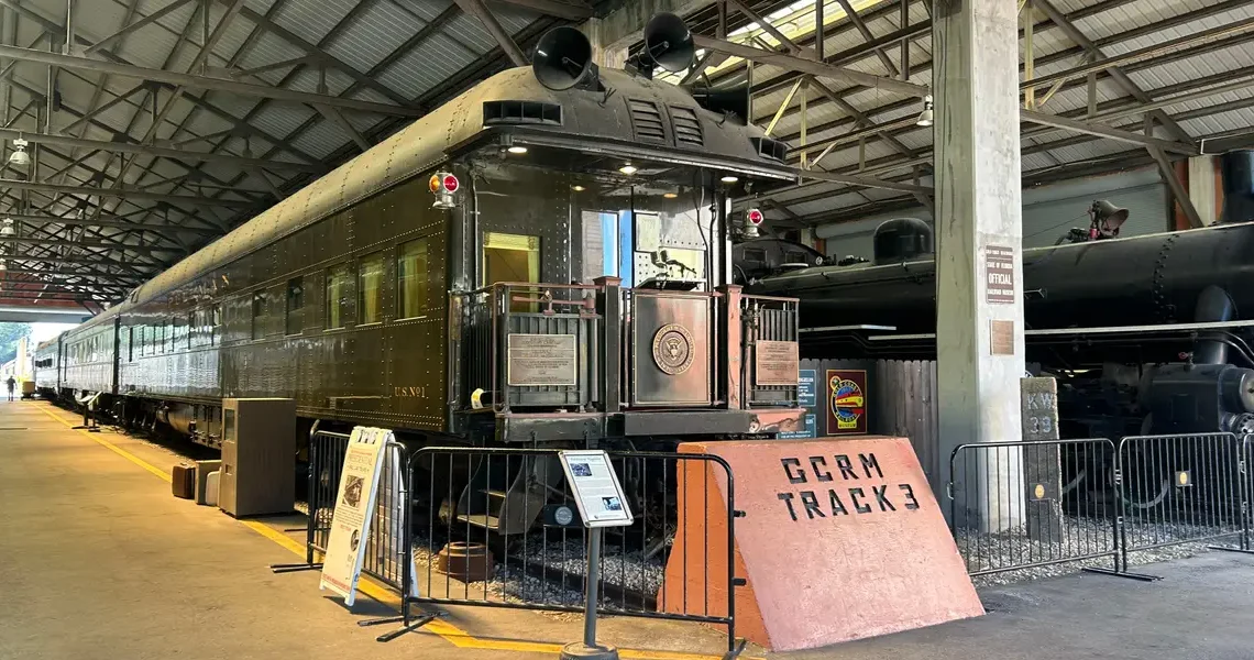 Before Air Force One, US presidents traveled aboard a luxury train car. Look inside the ‘White House on wheels.’