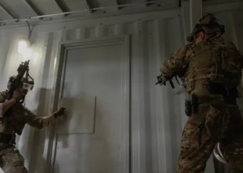 Inside the ‘ship in a box’ that Coast Guard crews use to ready for boat battles on the high seas