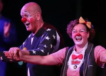 My wife and I met at a clown convention. Our retirement plan is to be Santa and Mrs. Claus.