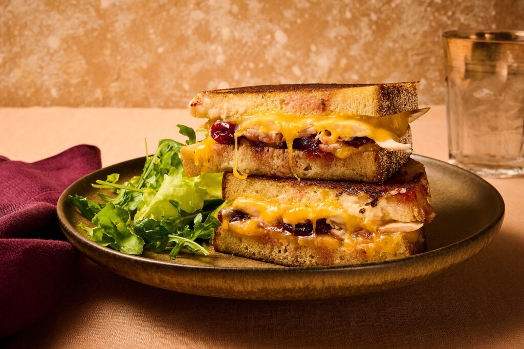 Give your Thanksgiving leftovers the grilled cheese treatment