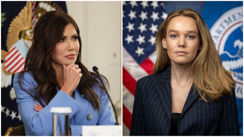 Kristi Noem and Tricia McLaughlin split