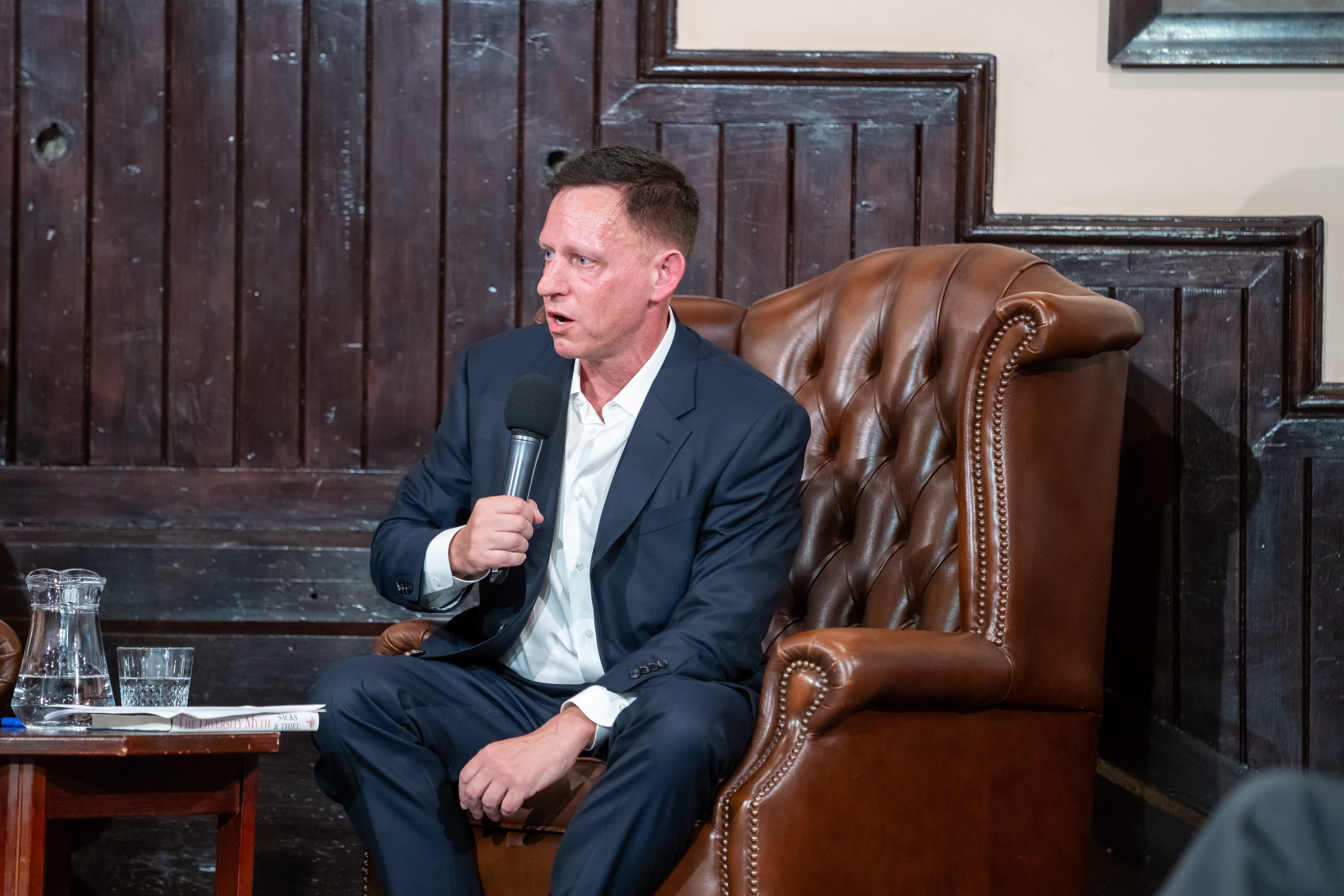 Peter Thiel speaks at Cambridge