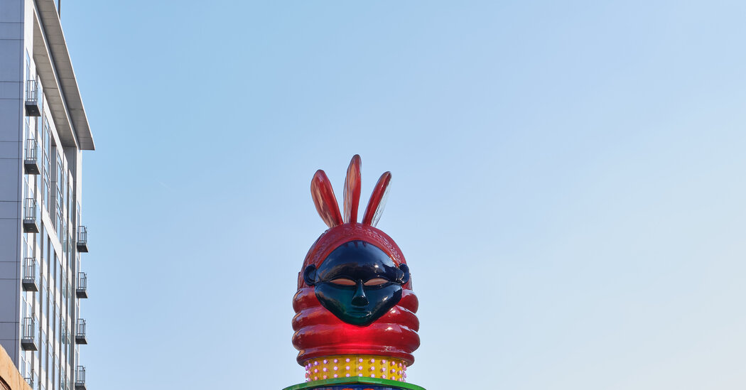 A Public Art Rocket Ship Lands in Manhattan