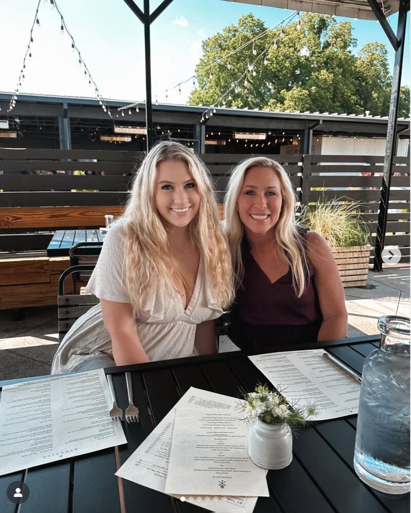 Sanders called her mom