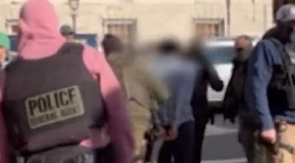 ICE Goons Surround Judge’s Car and Handcuff High School Intern