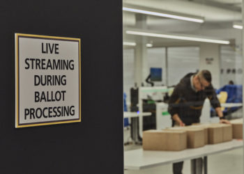 As L.A. Counts Ballots in a Glass Room, Officials Invite Anyone to Watch