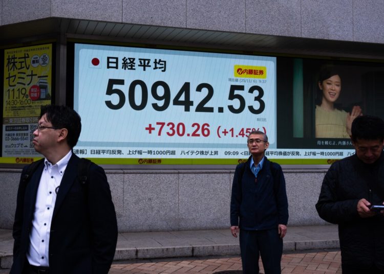 Asian shares advance after solid earnings and economic reports updates lift Wall Street