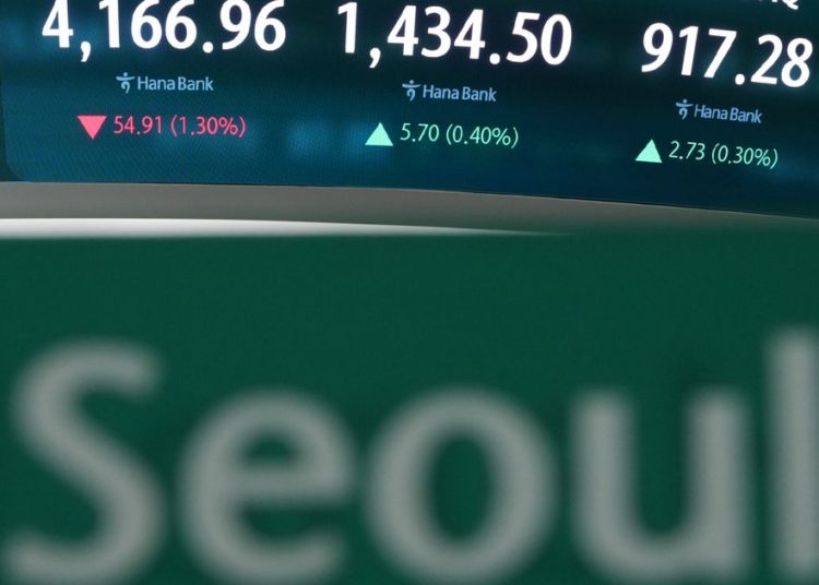 Asian shares sink after losses for Big Tech pull US stocks lower