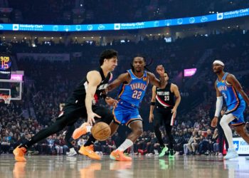 Avdija and Trail Blazers rally from 22 down to hand Thunder their first loss, 121-119