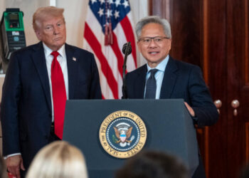 How Trump and Nvidia’s C.E.O. Became Partners on the International Stage