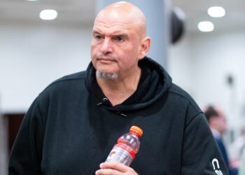 Fetterman Reveals Busted-Up Face After New Health Scare