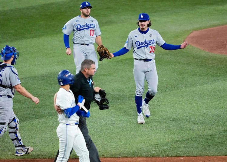 Benches clear in World Series Game 7 as emotions run high between Dodgers, Blue Jays players