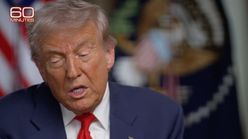 Donald Trump on 60 Minutes.