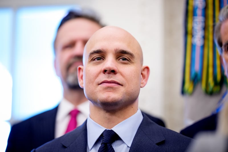 James Blair in the Oval Office