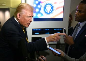 Trump, 79, Shushes Reporter for Asking About Epstein