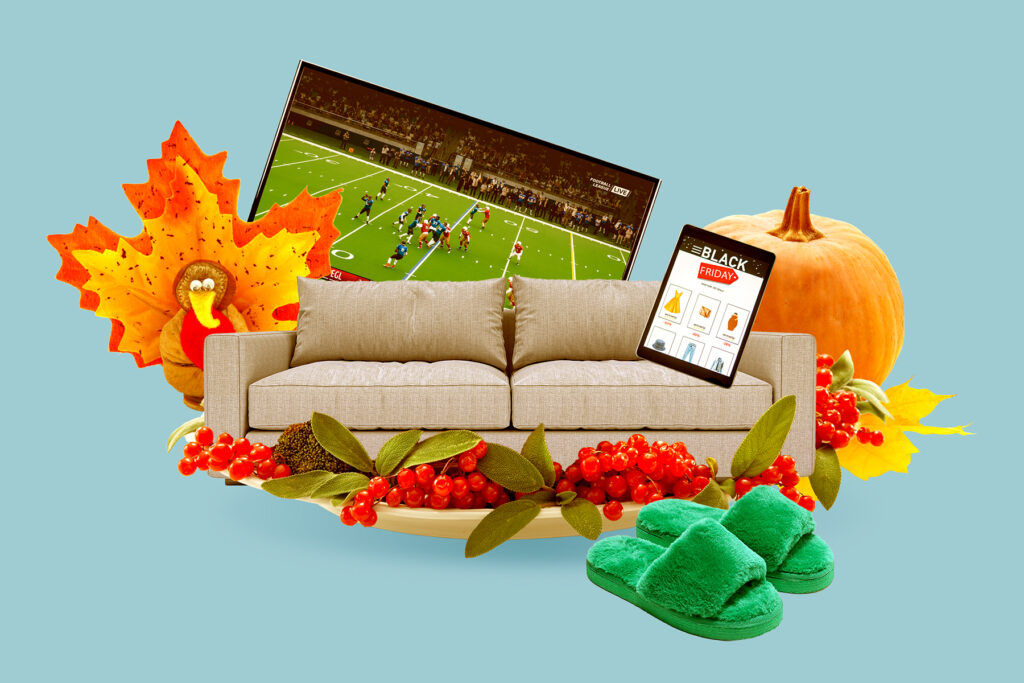 How Thanksgiving shrank down to the size of a screen