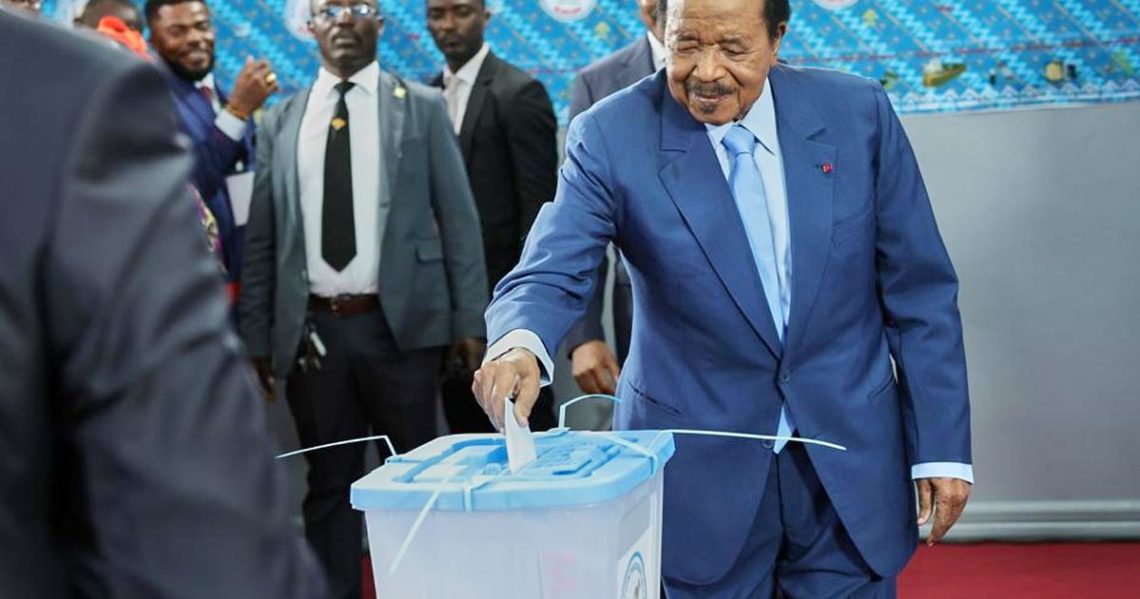 Cameroon’s 92-year-old president Paul Biya sworn in again as opposition cries foul