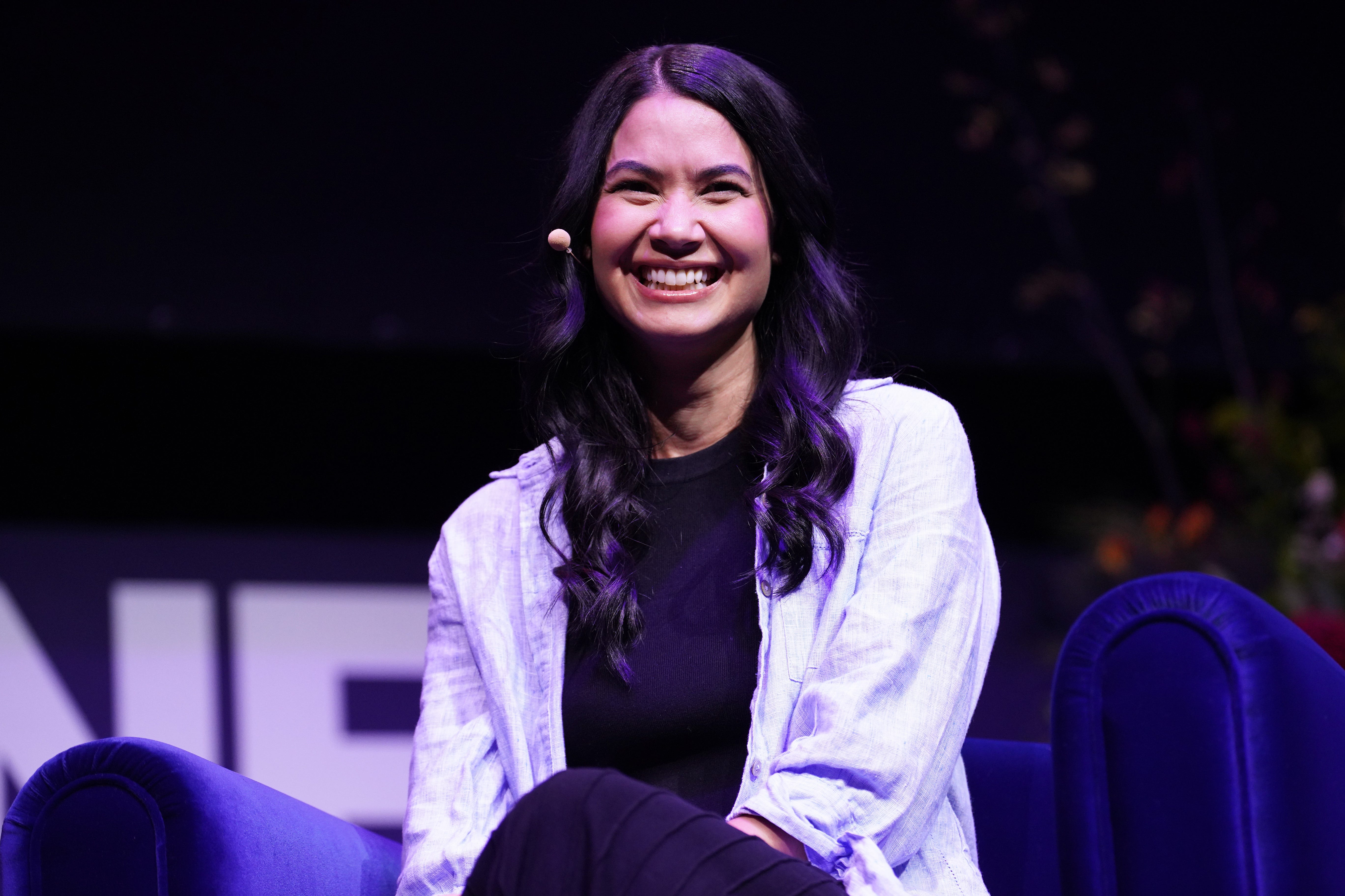 Canva CEO Melanie Perkins is pictured.