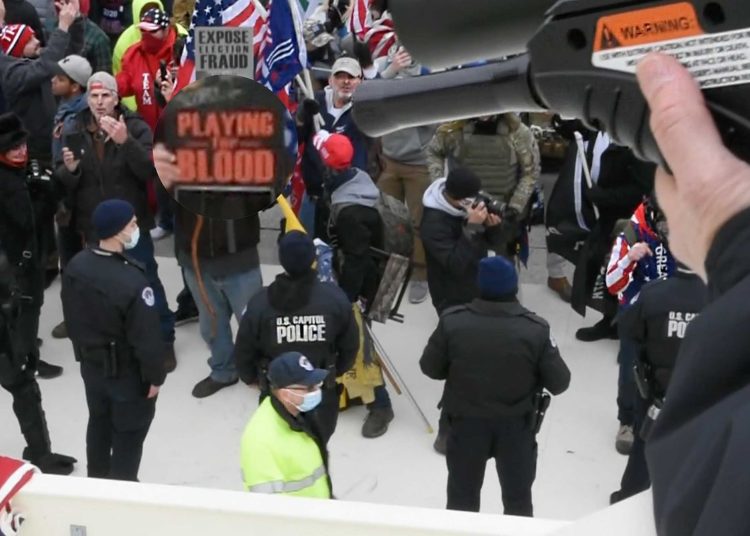Capitol Police repeatedly used lethal force on protesters early on Jan. 6, video shows