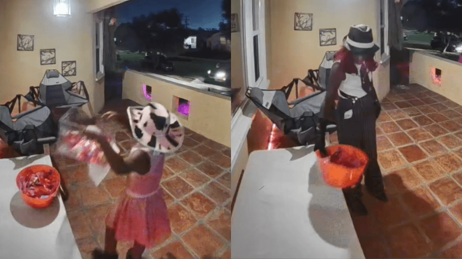 Child, adult steal all the Halloween candy from L.A. home’s porch 