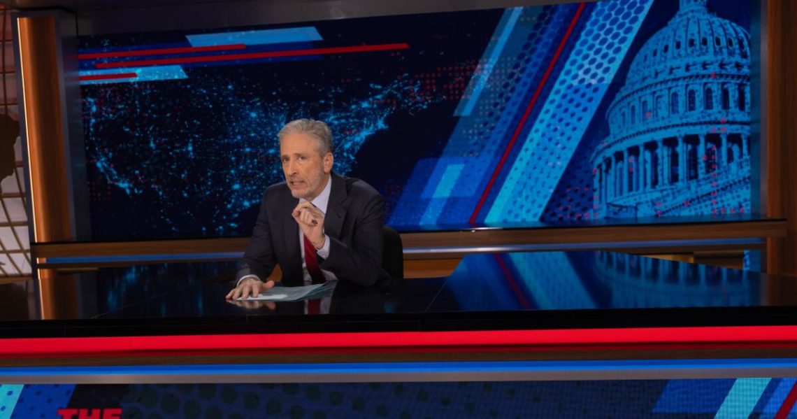 Comedy Central extends Jon Stewart’s ‘The Daily Show’ run through 2026