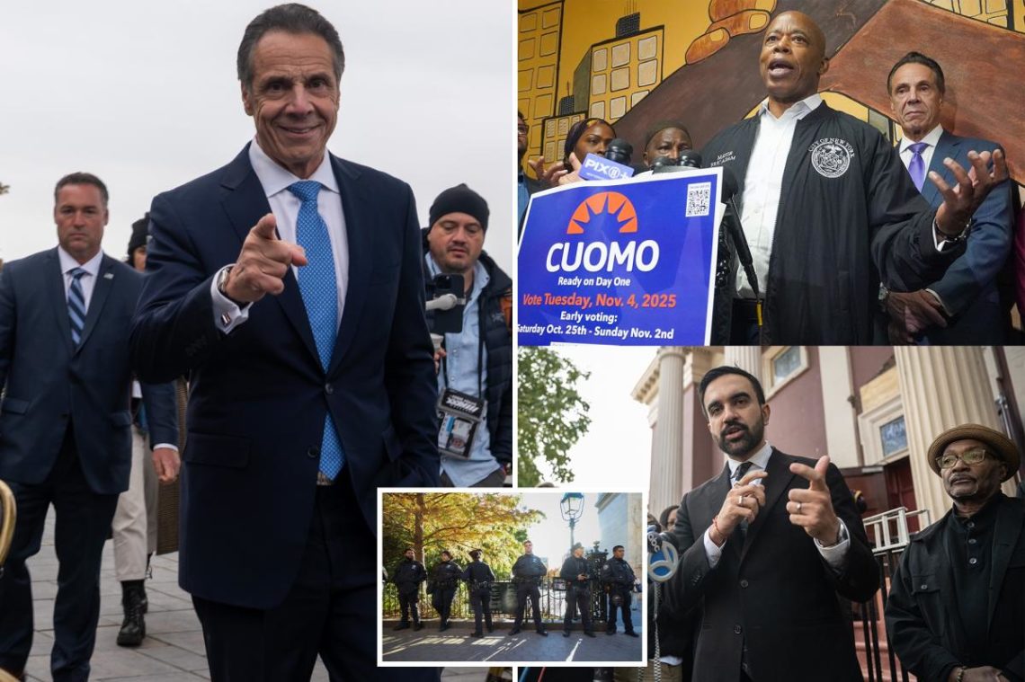 Cuomo praises Adams plan to hire 5K more NYPD cops and blasts Mamdani as “against” the police