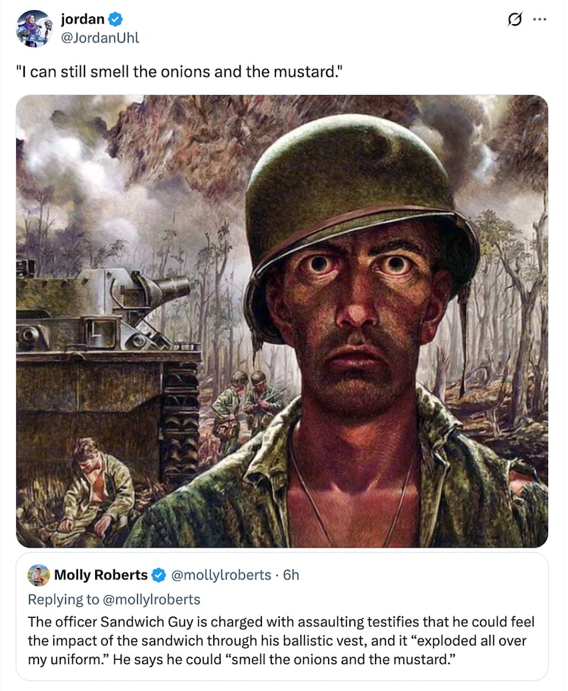 Jordan Uhl's meme about the