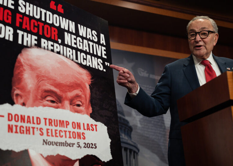 Democrats Dig In on Shutdown After Election Wins