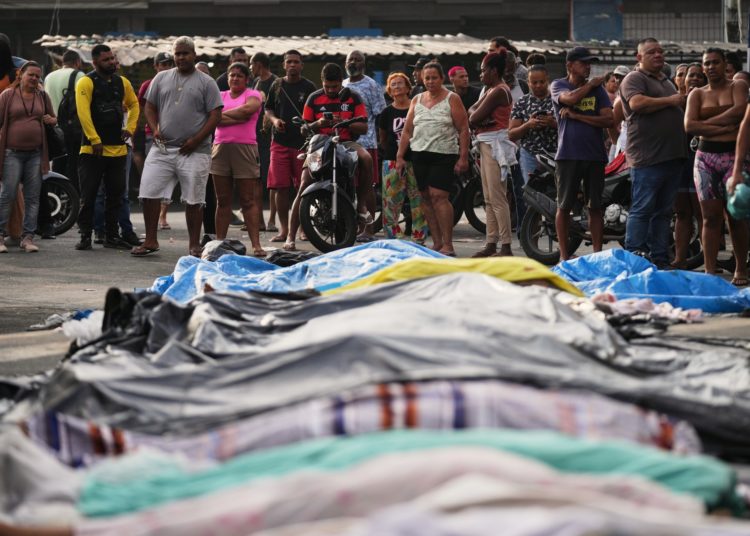 Demonstrators call for governor’s resignation after deadly Rio police raid