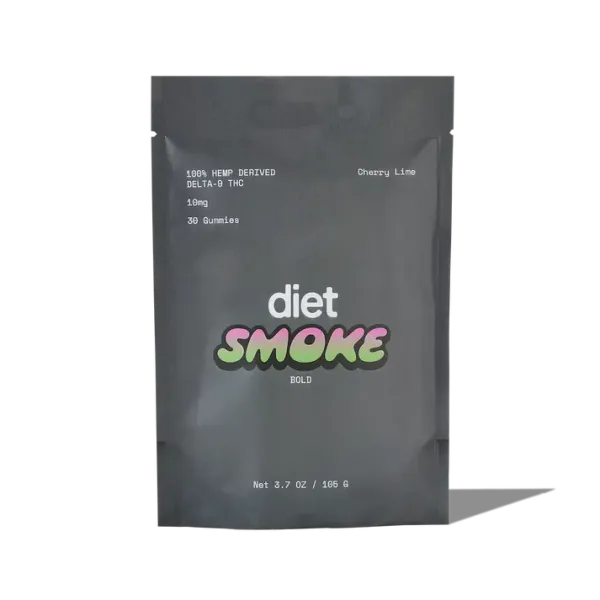 diet smoke, thc gummies, delta-9, cherry lime