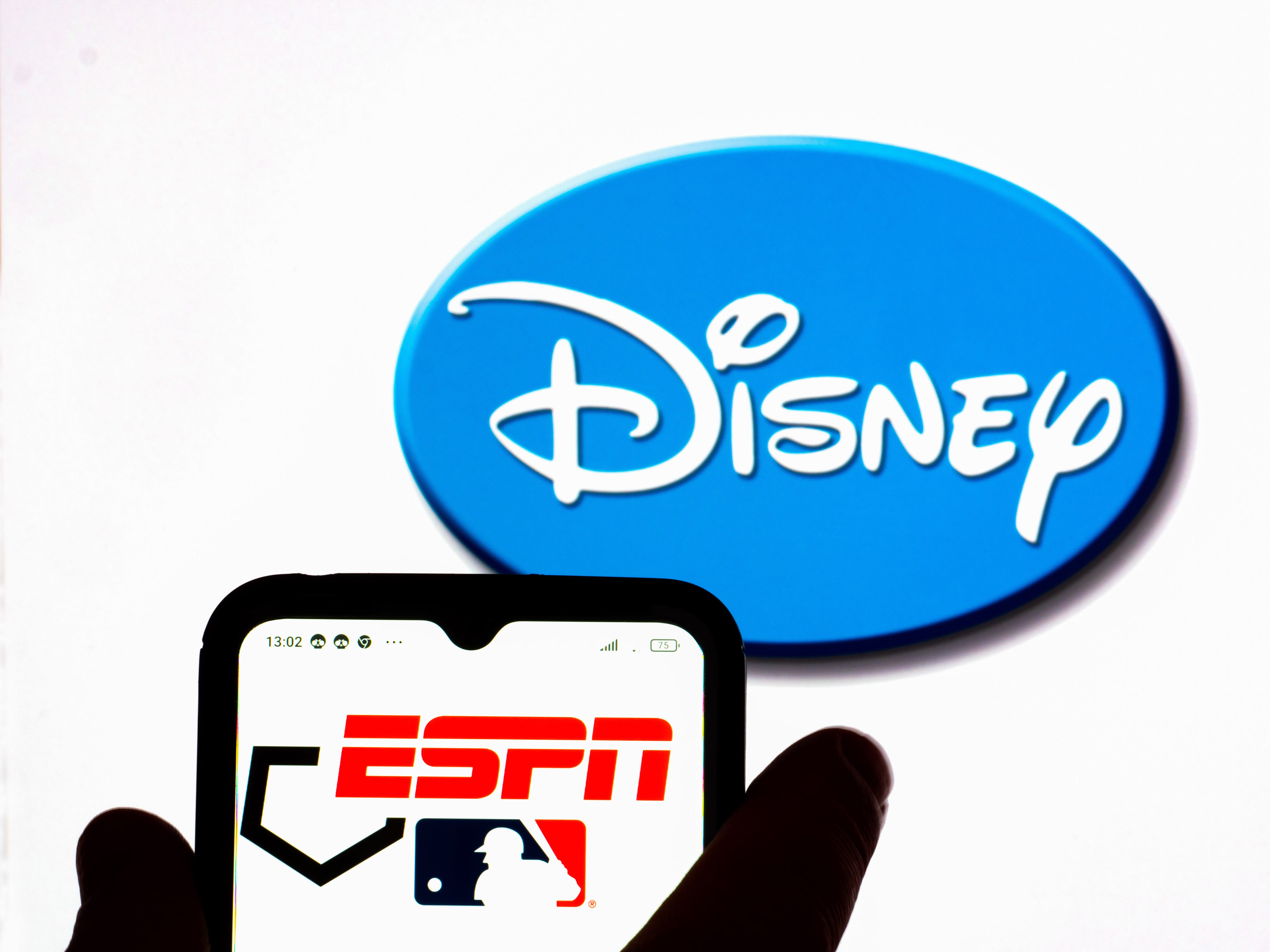 ESPN and Disney logo.