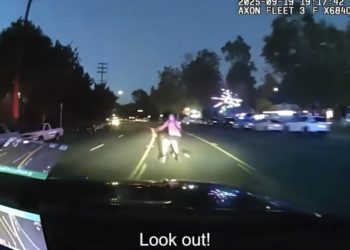 Disturbing video shows LAPD officer fatally striking skateboarder with vehicle