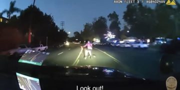 Disturbing video shows LAPD officer fatally striking skateboarder with vehicle