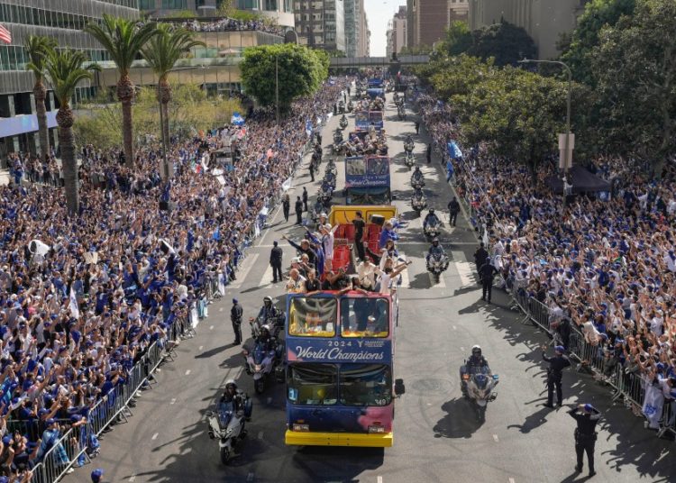 Dodgers announce World Series parade and stadium event plans in downtown L.A.