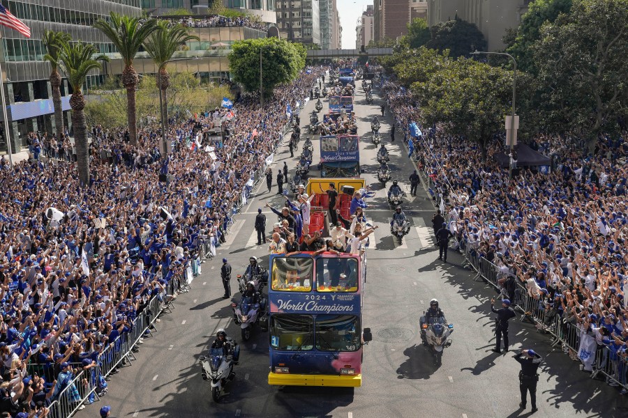 Dodgers announce World Series parade and stadium event plans in downtown L.A.