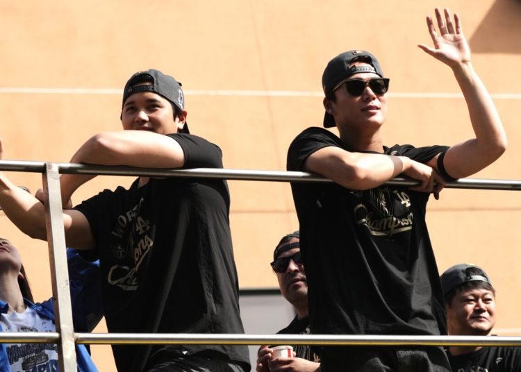 Dodgers celebrate historic back-to-back World Series titles with downtown parade