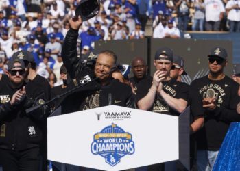Dodgers celebrate repeat World Series title with another downtown parade, stadium rally